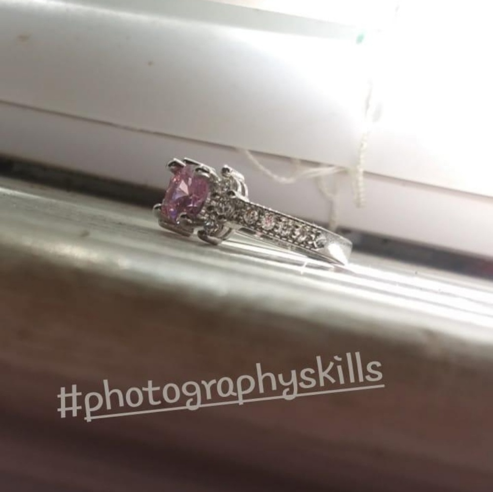 Rose Pink ring from Wish